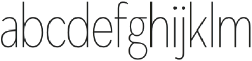 Masserini XLight Condensed otf (300) Font LOWERCASE