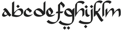 Massyabhan-Regular otf (400) Font LOWERCASE