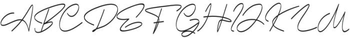 Mast Child Signature Regular otf (400) Font UPPERCASE