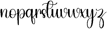 Master Regular otf (400) Font LOWERCASE