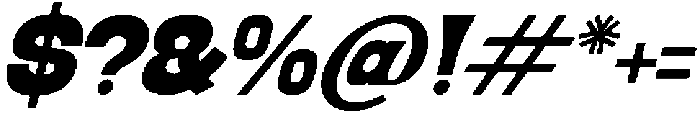 Master Riegaza Italic otf (400) Font OTHER CHARS
