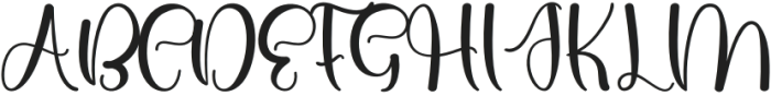 Masterday Regular otf (400) Font UPPERCASE