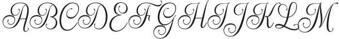 MasterlineScript otf (400) Font UPPERCASE
