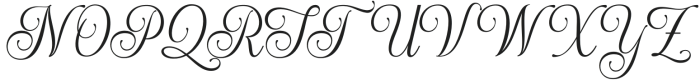 MasterlineScript otf (400) Font UPPERCASE