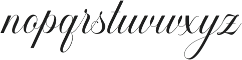 Mastery Calligraphy Regular otf (400) Font LOWERCASE