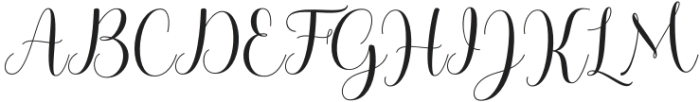 Masthiya Script Regular otf (400) Font UPPERCASE