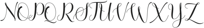 Masthiya Script Regular otf (400) Font UPPERCASE