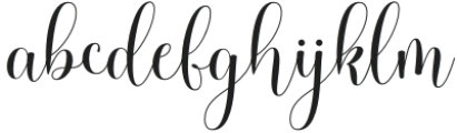 Masthiya Script Regular otf (400) Font LOWERCASE