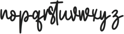 Mastine otf (400) Font LOWERCASE