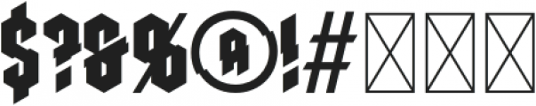 Mastodon Serif Sharp otf (400) Font OTHER CHARS