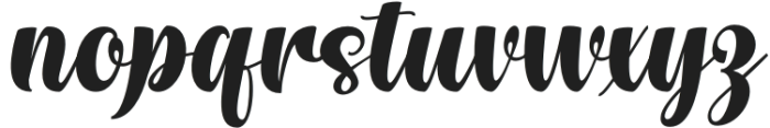 Mastora-Italic otf (400) Font LOWERCASE