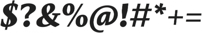 Mastro Caption Extra Bold Italic otf (700) Font OTHER CHARS