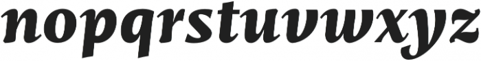 Mastro Caption Extra Bold Italic otf (700) Font LOWERCASE