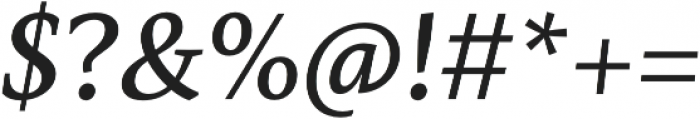 Mastro Caption Medium Italic otf (500) Font OTHER CHARS