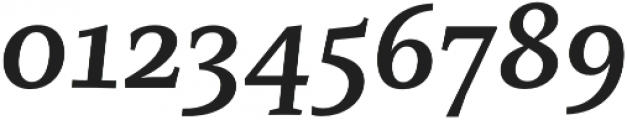 Mastro Caption Semi Bold Italic otf (600) Font OTHER CHARS
