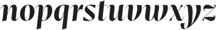 Mastro Display Bold Italic otf (700) Font LOWERCASE