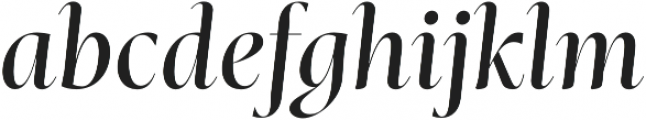 Mastro Display Medium Italic otf (500) Font LOWERCASE