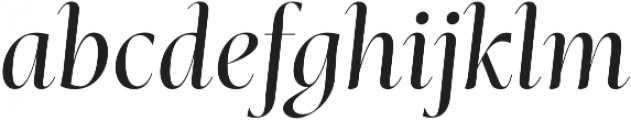 Mastro Display Regular Italic otf (400) Font LOWERCASE