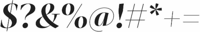 Mastro Display Semi Bold Italic otf (600) Font OTHER CHARS