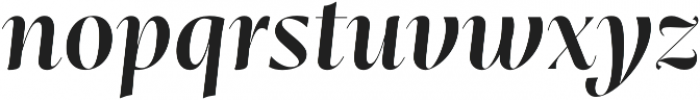 Mastro Display Semi Bold Italic otf (600) Font LOWERCASE