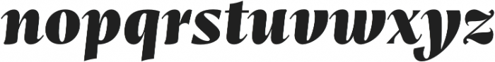 Mastro SubHead Black Italic otf (900) Font LOWERCASE