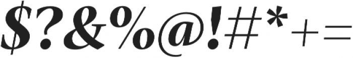 Mastro SubHead Bold Italic otf (700) Font OTHER CHARS