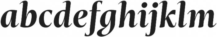 Mastro SubHead Bold Italic otf (700) Font LOWERCASE