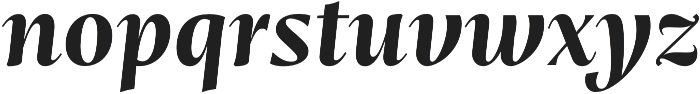 Mastro SubHead Bold Italic otf (700) Font LOWERCASE