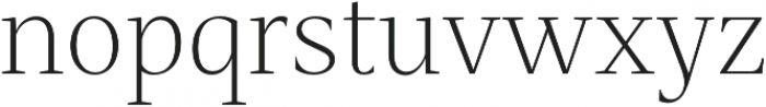 Mastro SubHead Extra Light otf (200) Font LOWERCASE