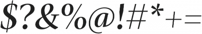 Mastro SubHead Medium Italic otf (500) Font OTHER CHARS