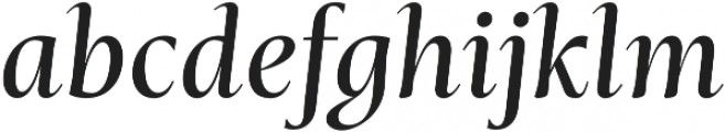 Mastro SubHead Medium Italic otf (500) Font LOWERCASE