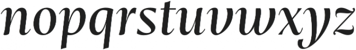 Mastro SubHead Medium Italic otf (500) Font LOWERCASE