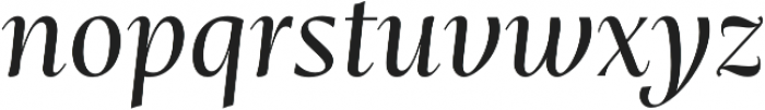 Mastro SubHead Regular Italic otf (400) Font LOWERCASE