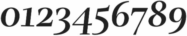 Mastro SubHead Semi Bold Italic otf (600) Font OTHER CHARS