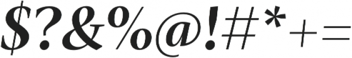 Mastro SubHead Semi Bold Italic otf (600) Font OTHER CHARS