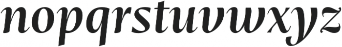 Mastro SubHead Semi Bold Italic otf (600) Font LOWERCASE