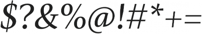 Mastro Text Regular Italic otf (400) Font OTHER CHARS