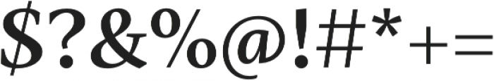 Mastro Text Semi Bold otf (600) Font OTHER CHARS