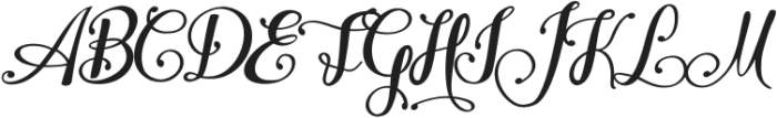 Mastyr Regular otf (400) Font UPPERCASE