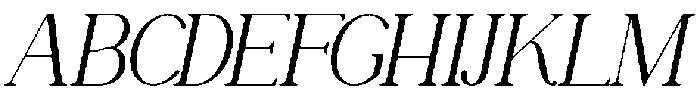 Matcha Dante Italic otf (400) Font UPPERCASE