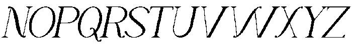 Matcha Dante Italic otf (400) Font UPPERCASE