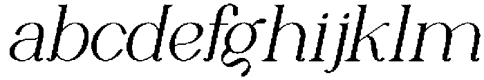 Matcha Dante Italic otf (400) FONT
