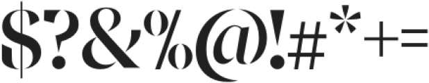 Matcha Serif Regular otf (400) Font OTHER CHARS