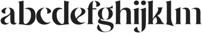 Matcha Serif Regular otf (400) Font LOWERCASE