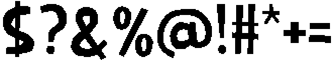 Matchalab Regular otf (400) Font OTHER CHARS