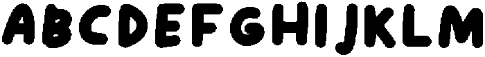Matchaplease Regular otf (400) Font UPPERCASE