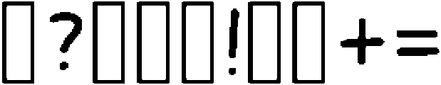 Matchaplease2 Regular otf (400) Font OTHER CHARS