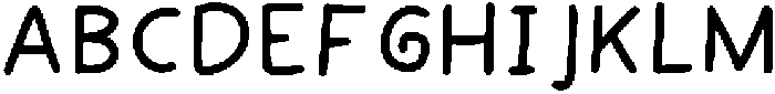 Matchaplease2 Regular otf (400) Font UPPERCASE