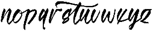 Matchengis otf (400) Font LOWERCASE