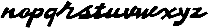 Mate Night Script otf (400) Font LOWERCASE